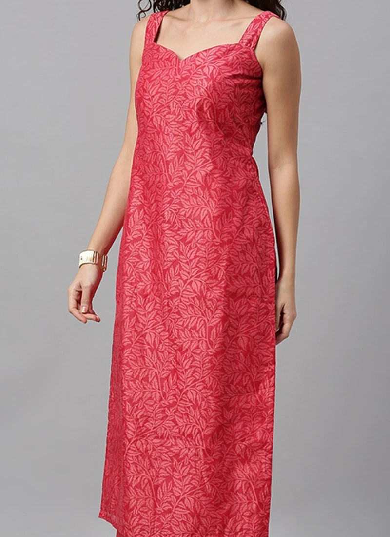 Pink Printed Kurta N Pink Palazzo Sets Festive Wear 1 Pink Printed Kurta N Pink Palazzo Sets Festive Wear