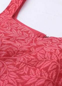 Pink Printed Strap Neck Style Kurti Festive Wear 12 Pink Printed Strap Neck Style Kurti Festive Wear -Mahra Clothing Shop Pink Printed Strap neck Style Kurti KRBS02307677 rrc1