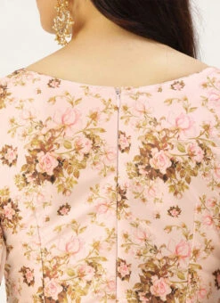 Pink Printed Top N Dark Purple Kurta Set After Six Wear 12 Pink Printed Top N Dark Purple Kurta Set After Six Wear -Mahra Clothing Shop Pink Printed Top N Dark Purple Kurta Set KSBS02104205 rrc2