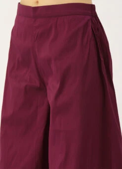 Pink Printed Top N Dark Purple Kurta Set After Six Wear 13 Pink Printed Top N Dark Purple Kurta Set After Six Wear -Mahra Clothing Shop Pink Printed Top N Dark Purple Kurta Set KSBS02104205 rrc3