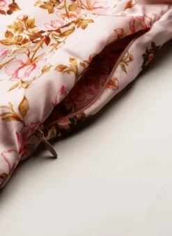 Pink Taffeta Digital Printed N Burgundy Dress Festive Wear -Mahra Clothing Shop Pink Taffeta Digital Printed N Burgundy Dress DRBS02109697 rrc3