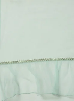 Bottom From Pista Green Chanderi Straight Kurta Set After Six Wear -Mahra Clothing Shop Pista Green Chanderi Straight Kurta Set SLBS02211172 rrc3 2