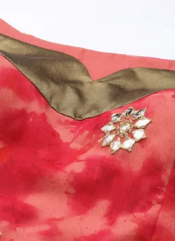 Prairie Sand N Red Gota Embroidered Lehenga Set Festive Wear -Mahra Clothing Shop Prairie Sand N Red Gota Embroidered Lehenga set GHBS02110857 rrc2