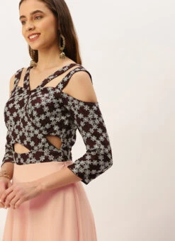 Teen Girls Purple N Wine Muslin Embroidered Gown After Six Wear 14 Teen Girls Purple N Wine Muslin Embroidered Gown After Six Wear -Mahra Clothing Shop Purple N Dark Wine Muslin Embroidered Gown IWBS02210983 rrc3