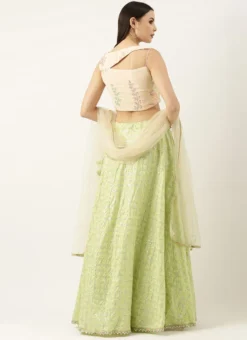 Skirt From Purple N Off White Art Silk Embroidered Lehenga After Six Wear -Mahra Clothing Shop Purple N Off White Art Silk Embroidered Lehenga GHBS02212533 b