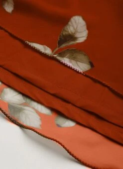 Rust Georgette Digital Printed Gown After Six Wear 15 Rust Georgette Digital Printed Gown After Six Wear -Mahra Clothing Shop Rust Georgette Digital Printed Gown DRBS02206242 rrc4