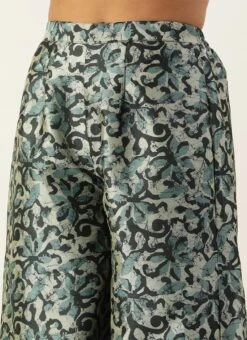 Top From Sage Green Art Silk Digital Printed Co Ords Set After Six Wear 14 Top From Sage Green Art Silk Digital Printed Co Ords Set After Six Wear -Mahra Clothing Shop Sage Green Art Silk Digital Printed Co Ords Set IWBS02210898 rrc3