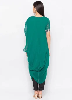 Sky Blue Georgette Embroidered Kurta Straight Pant Set After Six Wear -Mahra Clothing Shop Sky Blue Georgette Embroidered Kurta Straight Pant Set KRSMNC2015KS b