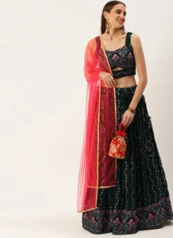 Teen Girls Teal Green Georgette Sequins Embroidered Lehenga Festive Wear 6 Teen Girls Teal Green Georgette Sequins Embroidered Lehenga Festive Wear -Mahra Clothing Shop Teal Green Georgette Sequins Embroidered Lehenga GHBS02210903 u