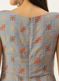 Teen Girls Blue Foil N Skipper Blue Kurta Straight Pant Set After Six Wear -Mahra Clothing Shop Teen Girls Blue Foil N Skipper Blue Kurta Straight Pant Set KSBS02201195 rrc2