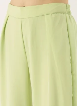 Teen Girls Green Ebroidered Square Neck Sharara Suit Festive Wear -Mahra Clothing Shop Teen Girls Green Ebroidered Square Neck Sharara suit TGSLBS02102951 rrc3