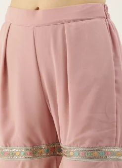 Teen Girls Green Georgette Sequins Layered Gharara Suit Party Wear -Mahra Clothing Shop Teen Girls Green Georgette Sequins Layered Gharara Suit TGSLBS02102948 rrc3