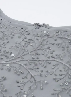 Teen Girls Grey Embroidered N Red Layered Gharara Suit Festive Wear -Mahra Clothing Shop Teen Girls Grey Embroidered N Red Layered Gharara Suit TGSLBS02102937 rrc1