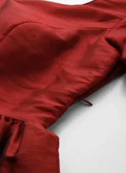 Teen Girls Marron N Grey Gathers Anarkali Suit Festive Wear -Mahra Clothing Shop Teen Girls Marron N Grey Gathers Anarkali Suit TGSLBS02104157 rrc1