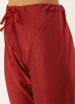 Teen Girls Marron N Grey Gathers Anarkali Suit Festive Wear -Mahra Clothing Shop Teen Girls Marron N Grey Gathers Anarkali Suit TGSLBS02104157 rrc2