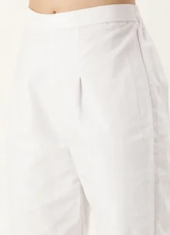 White Art Silk Digital Printed Kruta Set Festive Wear -Mahra Clothing Shop White Art Silk Digital Printed Kruta Set KSBS02205908 rrc2