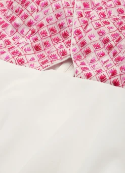 White Embroidered Halter Neck Gown Festive Wear -Mahra Clothing Shop White Embroidered Halter Neck Gown IWBS02307657 rrc1