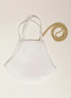 White Embroidered Ruffles Blouse N Peach Saree Party Wear -Mahra Clothing Shop White Embroidered Ruffles Blouse N Peach Saree SABS02004386 rrc4