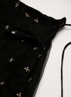 Teen Girls White Foil Print Viscose Black Lehenga Festive Wear 13 Teen Girls White Foil Print Viscose Black Lehenga Festive Wear -Mahra Clothing Shop White Foil Print Viscose Black Lehenga GHBS02205025 rrc2