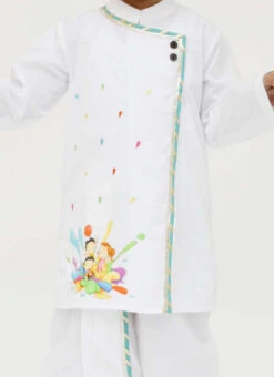 White Kurta And Dhoti