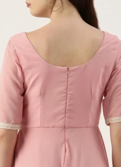 White Net Embroidered Jacket Style Gown Festive Wear -Mahra Clothing Shop White Net Embroidered Jacket Style Gown IWBS02301760 rrc2