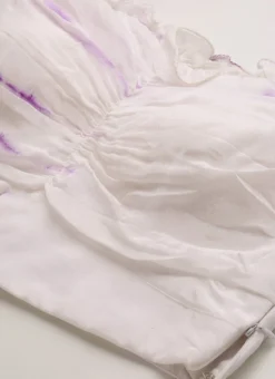 Skirt From White Viscose Tie N Dye Co Ords Set After Six Wear -Mahra Clothing Shop White Viscose Tie N Dye Co Ords Set IWBS02211253 rrc1