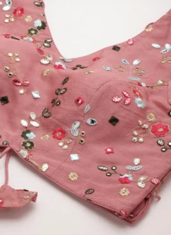 Wine Viscose Embroidered Pink Lehenga Festive Wear -Mahra Clothing Shop Wine Viscose Embroidered Pink Lehenga GHBS02205063 rrc1