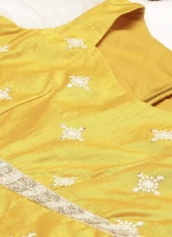 Yellow Art Silk Embroidered Jumpsuit Party Wear -Mahra Clothing Shop Yellow Art Silk Embroidered Jumpsuit DRBS02209681 rrc1