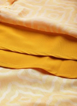 Yellow Digital Print High N Low Style Dress After Six Wear -Mahra Clothing Shop Yellow Digital Print High N Low Style Dress DRBS02306371 rrc4