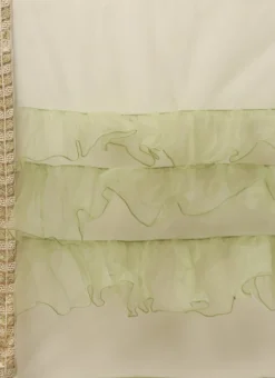 Top From Yellow Digital Printed Organza Suit Set After Six Wear -Mahra Clothing Shop Yellow Digital Printed Organza Suit Set SLBS02212594 rrc4 2