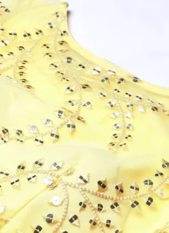 Teen Girls Yellow Embroidered Crop Top N Skirt Festive Wear 12 Teen Girls Yellow Embroidered Crop Top N Skirt Festive Wear -Mahra Clothing Shop Yellow Embroidered Crop Top N Skirt IWBS02301682 rrc1 1