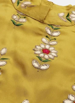 Yellow Embroidered Fabric Kurta Straight Pant Set Festive Wear -Mahra Clothing Shop Yellow Embroidered Fabric Kurta Straight Pant Set KSBS01912106 rpsc4