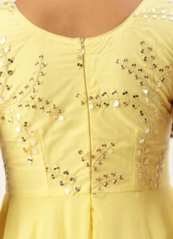 Yellow Embroidered Gown Party Wear -Mahra Clothing Shop Yellow Embroidered Gown IWBS02301811 rrc2