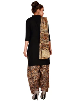 Beige N Brown Cotton Patiala Pant After Six Wear -Mahra Clothing Shop beige n brown cotton patiala pant wbpat090 b