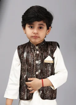 Black Art Silk Sequins Bandi Set Party Wear -Mahra Clothing Shop black art silk sequins bandi set kdbdsof1128 b