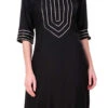 Black Kurta Palazzo Set After Six Wear