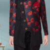Black Jacquard Silk Printed Work Indowestern Sherwani Party Wear