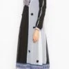 Black N Grey Georgette Embroidered Kurta Palazzo Set After Six Wear