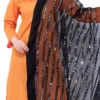 Black Organza Cotton Gota Patti Work Dupatta Festive Wear