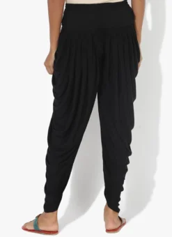 Black Rayon Dhoti Pant Work Wear 7 Black Rayon Dhoti Pant Work Wear -Mahra Clothing Shop black rayon dhoti pant wbdmf1112bk b