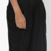 Black Rayon Dhoti Pant Work Wear