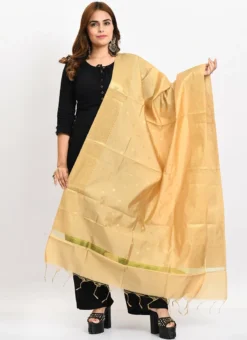 Gold Banarasi Silk Weaving Work Dupatta Work Wear -Mahra Clothing Shop gold banarasi silk weaving work dupatta dpdmimfd173 u
