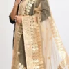 Gold Organza Cotton Gota Work Dupatta Work Wear