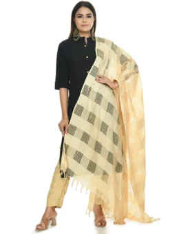 Golden Cotton Dupatta Festive Wear -Mahra Clothing Shop golden cotton dupatta dpdmfmfd015 u