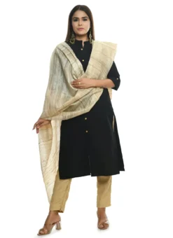 Golden Silk Dupatta Festive Wear -Mahra Clothing Shop golden silk dupatta dpdmfmfd045 u
