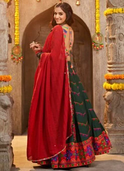 Green Viscose Rayon Kutch And Mirror Work Chaniya Choli Festive Wear 7 Green Viscose Rayon Kutch And Mirror Work Chaniya Choli Festive Wear -Mahra Clothing Shop green viscose rayon kutch and mirror work chaniya choli ghsom2335 b