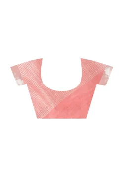 Light Gajari Linen Sari After Six Wear