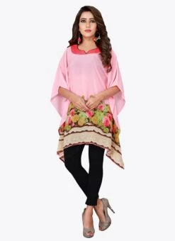 Light Pink Georgette Kaftan After Six Wear 6 Light Pink Georgette Kaftan After Six Wear -Mahra Clothing Shop light pink georgette kaftan kfmnc007 u