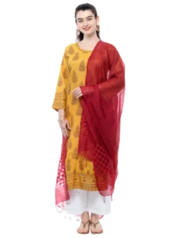 Maroon Kota Cotton Dupatta Festive Wear -Mahra Clothing Shop maroon kota cotton dupatta dpdmfmfd010 u