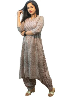 Multicolor Printed Mul Cotton Kurta Set Festive Wear -Mahra Clothing Shop multicolor printed mul cotton kurta set krsoas1321 u